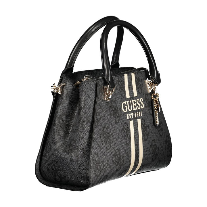Schwarz Polyethylen Frauen Handtasche