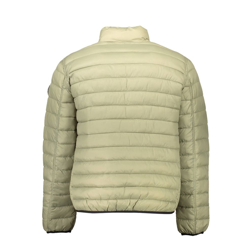 Grüne Nylon Männer Jacke