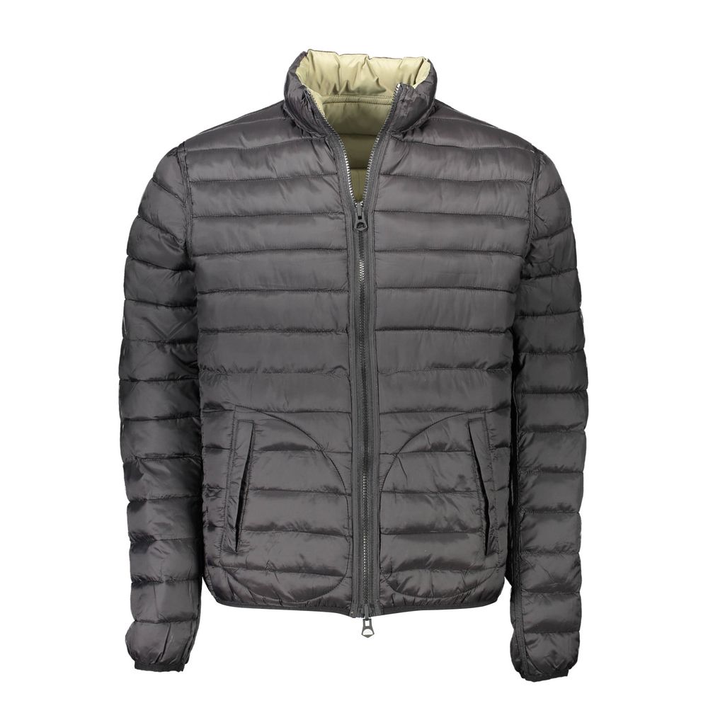 Grüne Nylon Männer Jacke