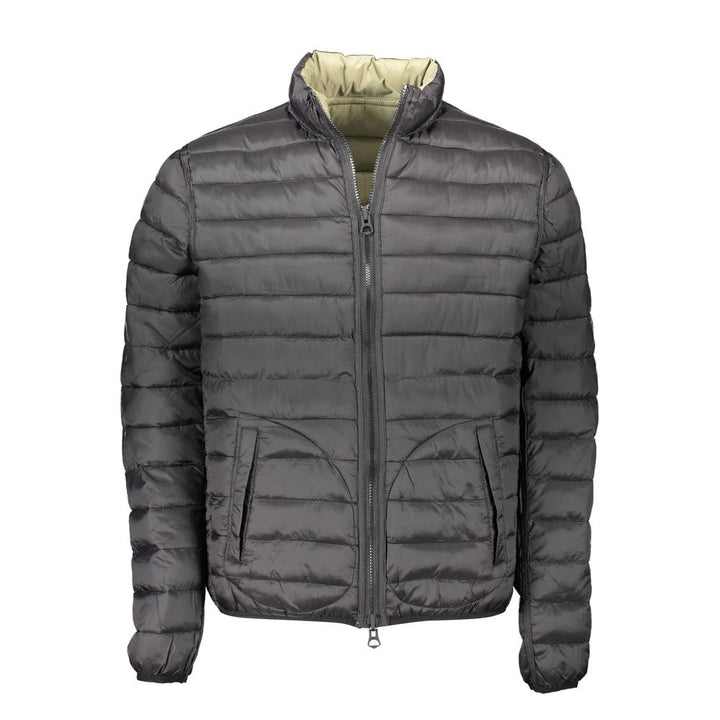 Grüne Nylon Männer Jacke