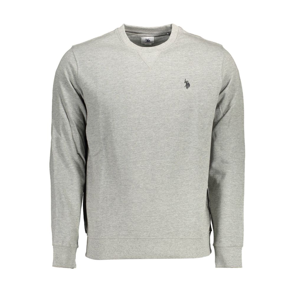 Graues Baumwoll-Sweatshirt für Herren