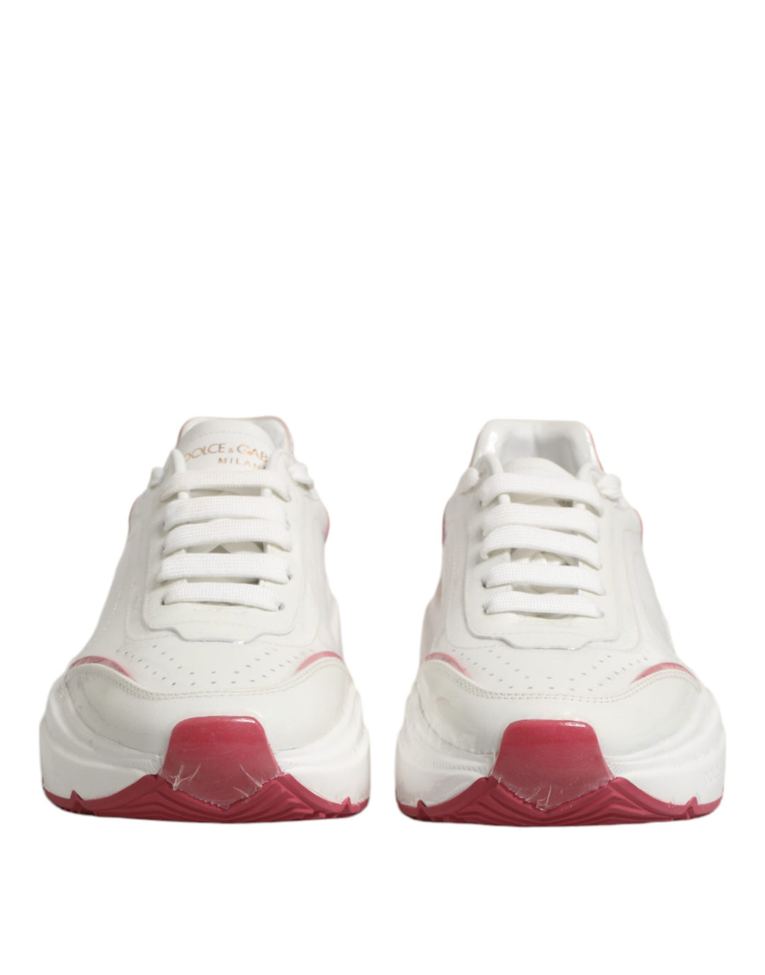 Weiß Rosa Daymaster Low Top Turnschuhe Schuhe