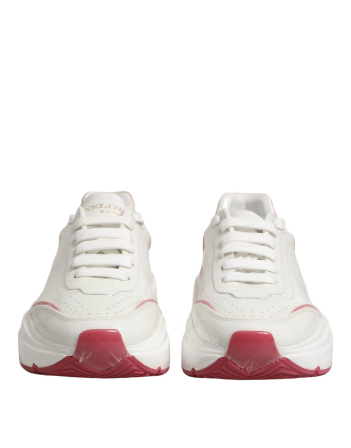 Weiß Rosa Daymaster Low Top Turnschuhe Schuhe