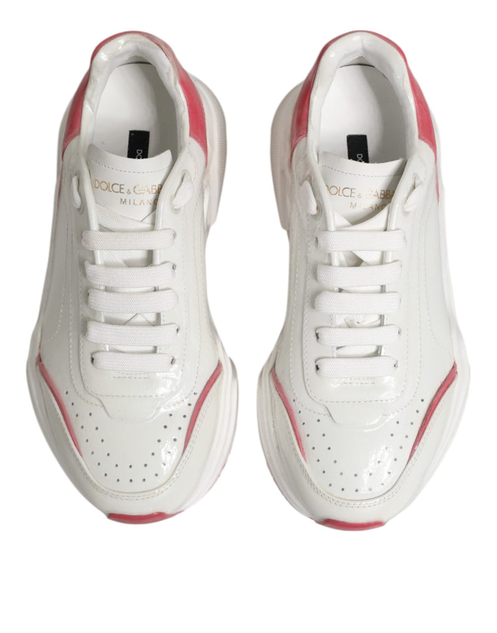 Weiß Rosa Daymaster Low Top Turnschuhe Schuhe