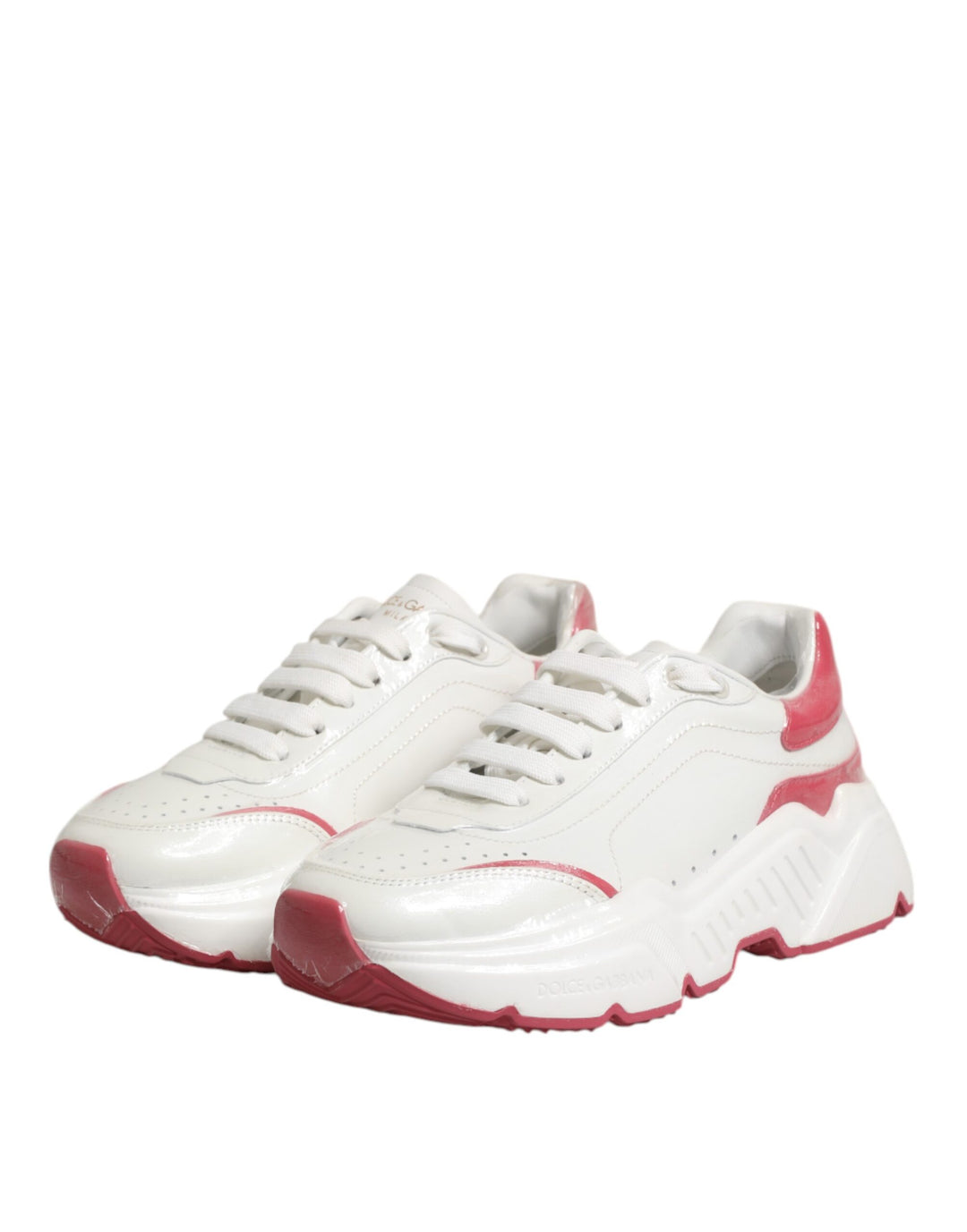 Weiß Rosa Daymaster Low Top Turnschuhe Schuhe