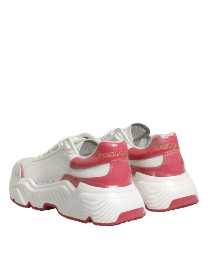 Weiß Rosa Daymaster Low Top Turnschuhe Schuhe