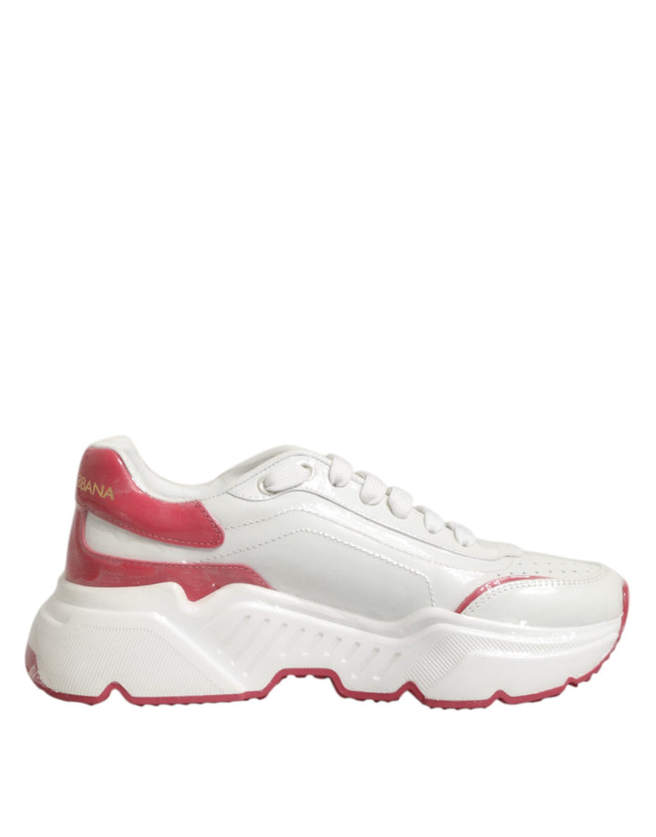 Weiß Rosa Daymaster Low Top Turnschuhe Schuhe