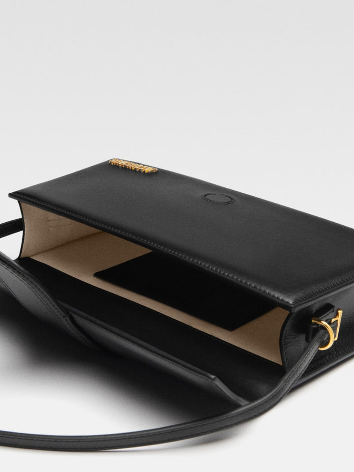 Le Bambino Lange schwarze Tasche
