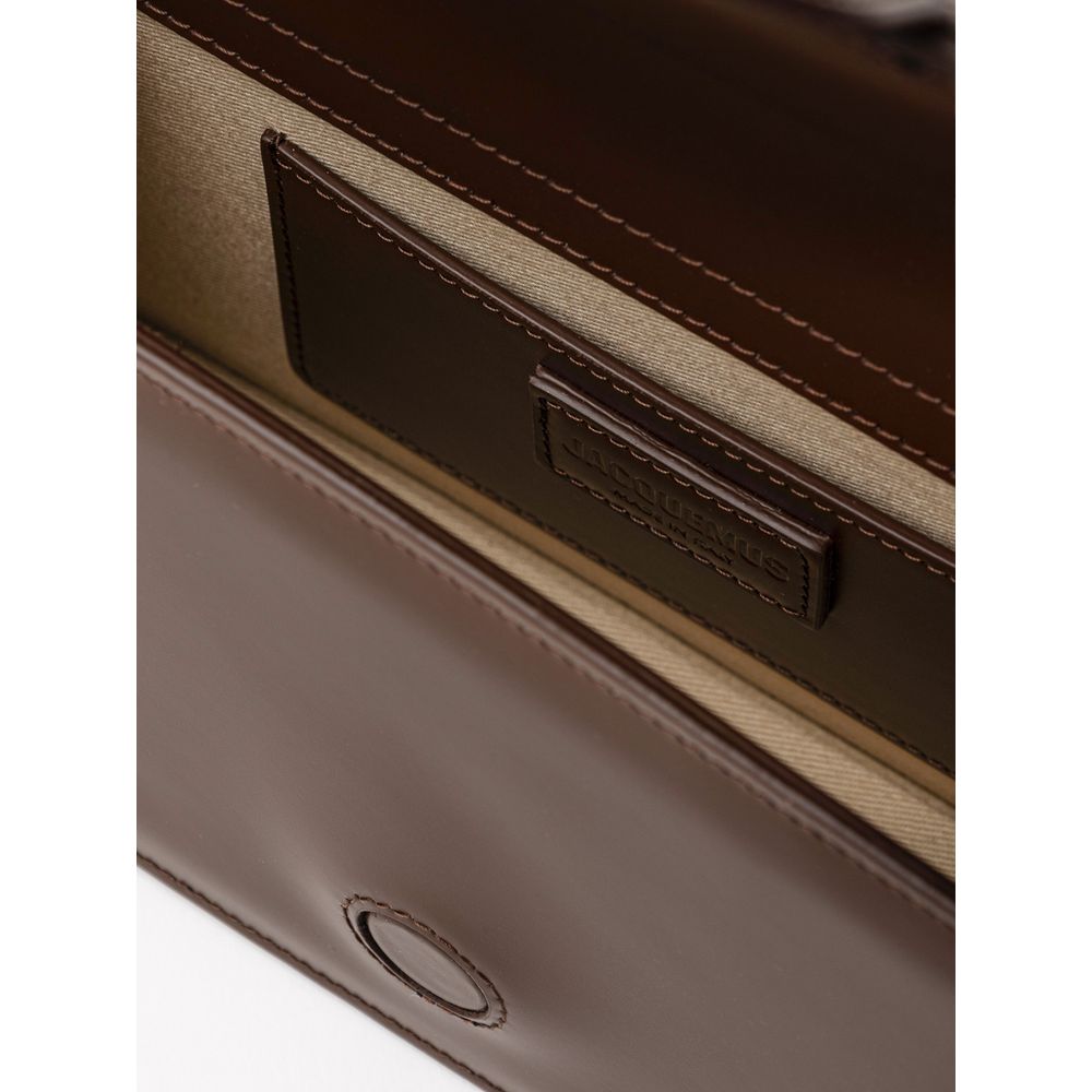 Braune Lederhandtasche