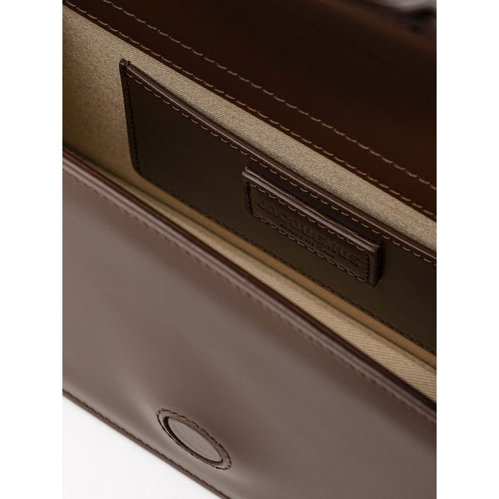 Braune Lederhandtasche