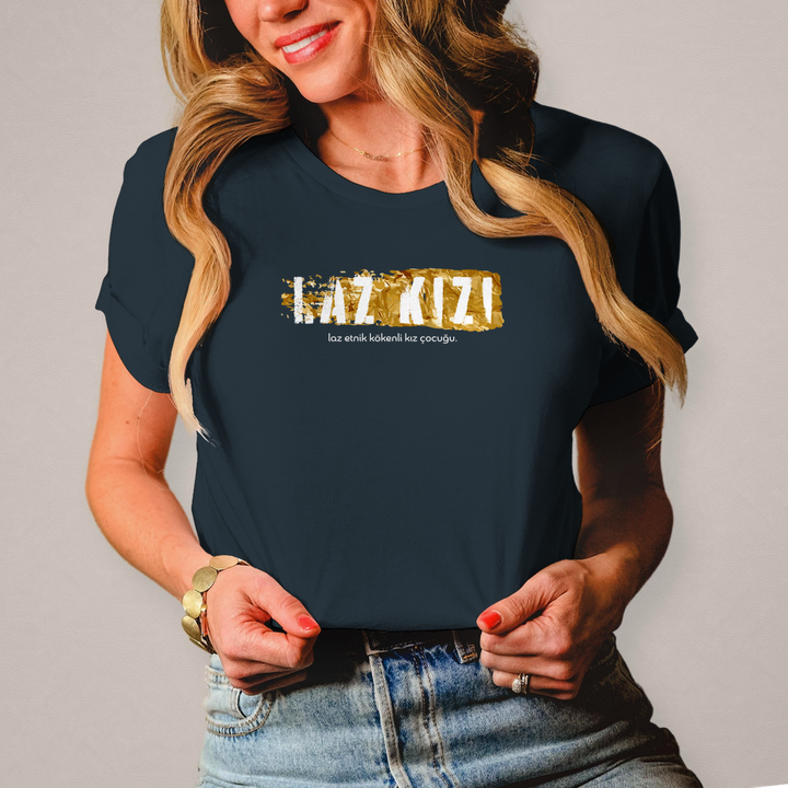 Damen T-Shirt Laz Kizi