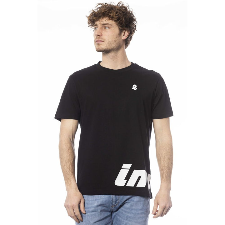 Schwarzes Baumwoll-T-Shirt für Männer