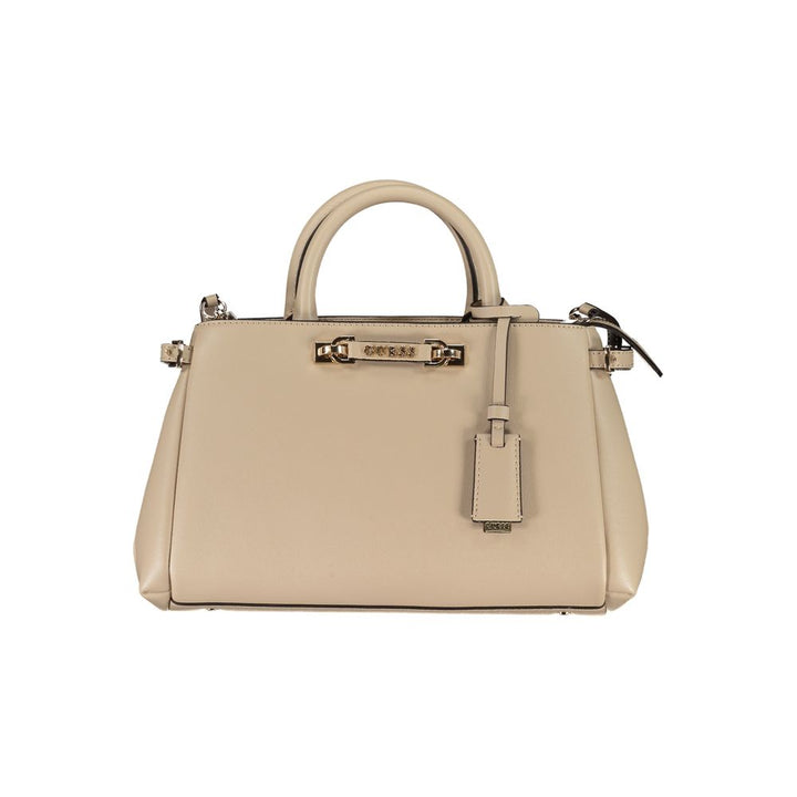 Beige Polyethylen Frauen Handtasche