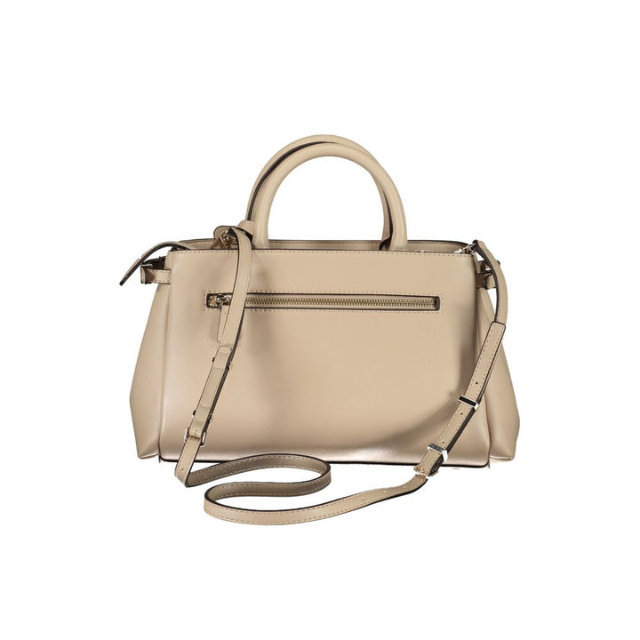 Beige Polyethylen Frauen Handtasche
