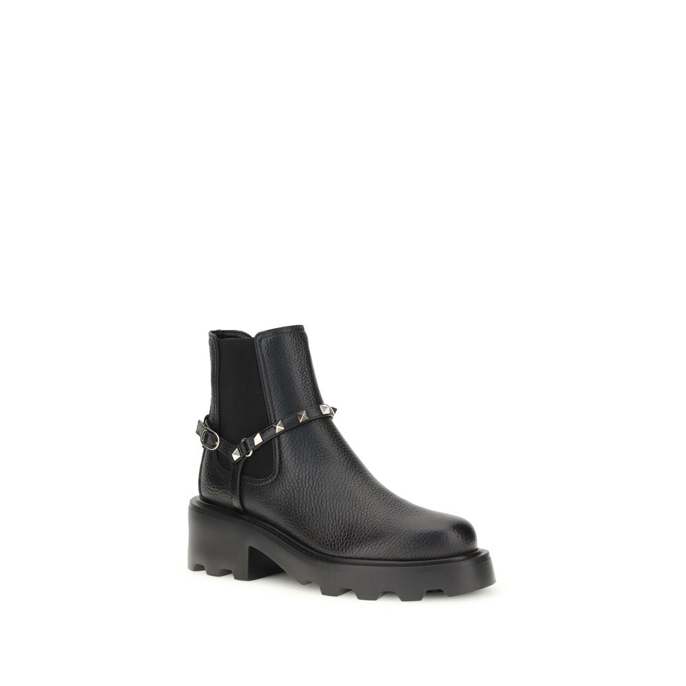 Lederstiefeletten