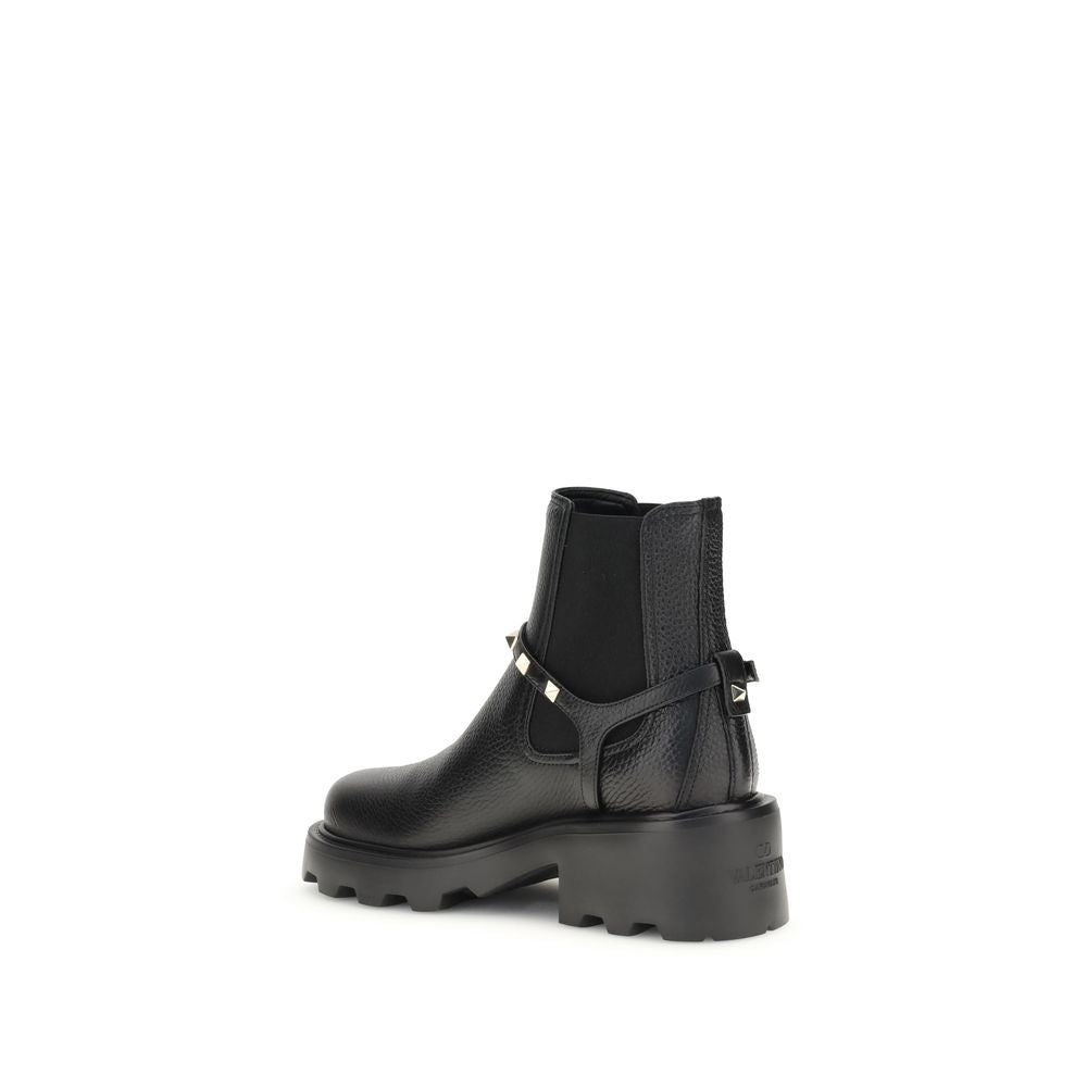 Lederstiefeletten