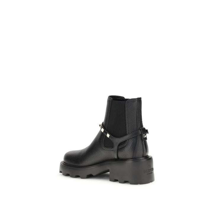 Lederstiefeletten