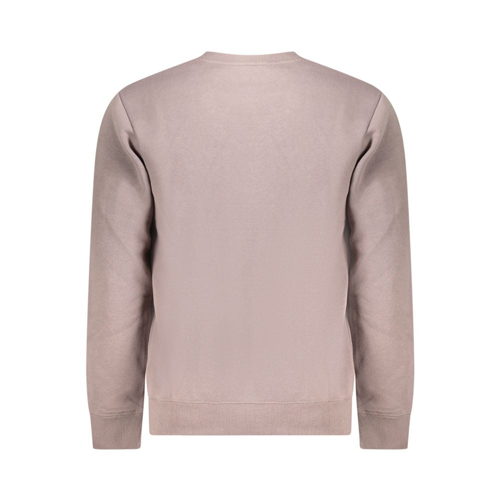 Brauner Baumwollpullover für Männer