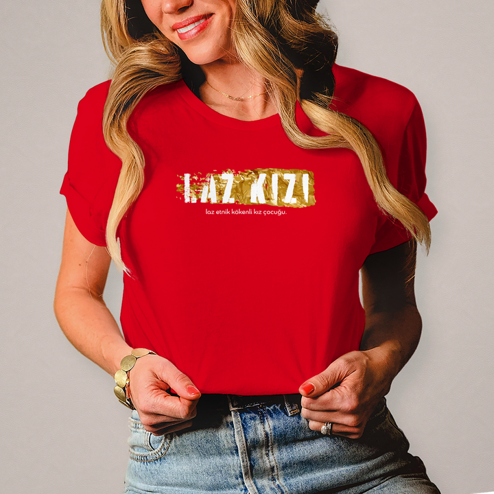 Damen T-Shirt Laz Kizi