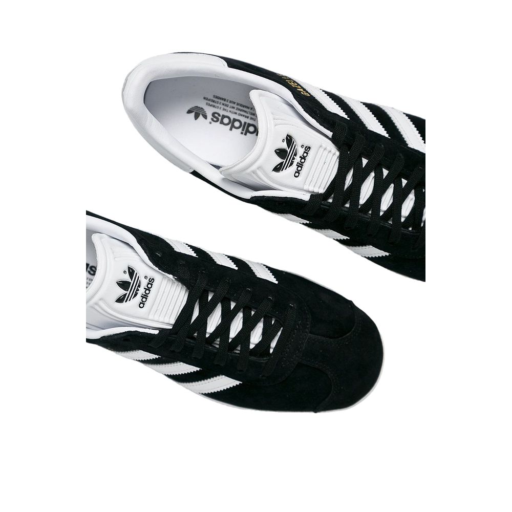 Schwarzer Leder-Sneaker