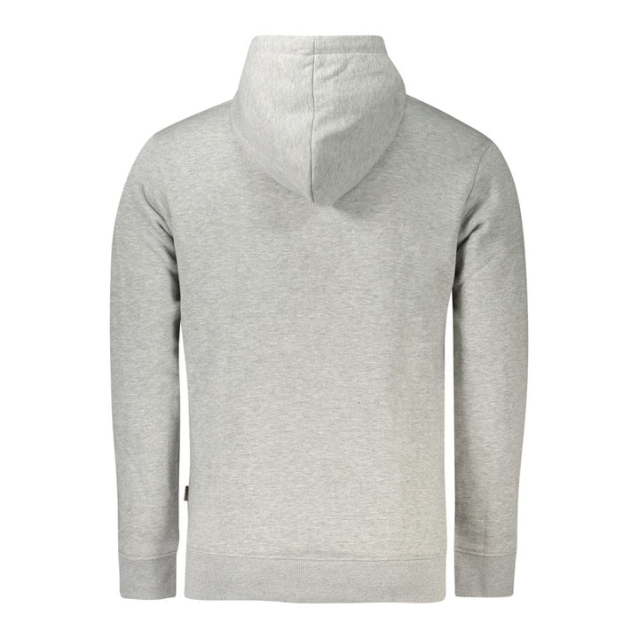 Grauer Baumwollpullover für Männer