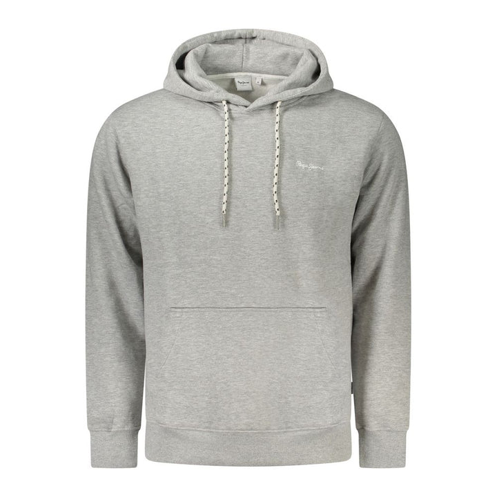 Grauer Baumwollpullover für Männer