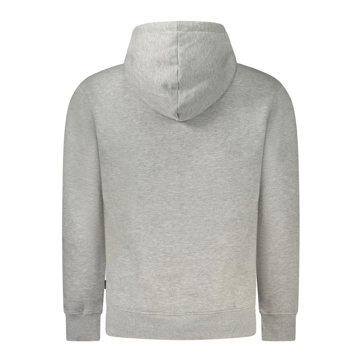 Grauer Baumwollpullover für Männer
