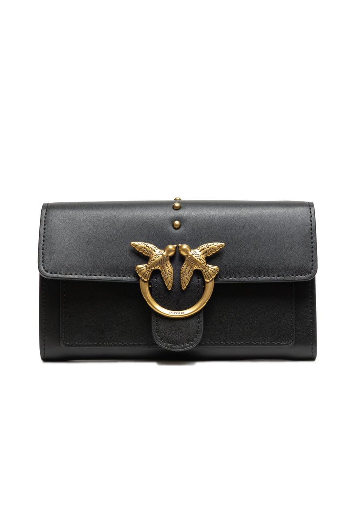 Schwarze Mini Love Tasche