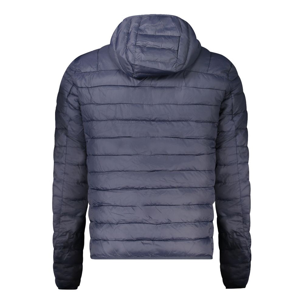 Blaue Polyester Herren Jacke