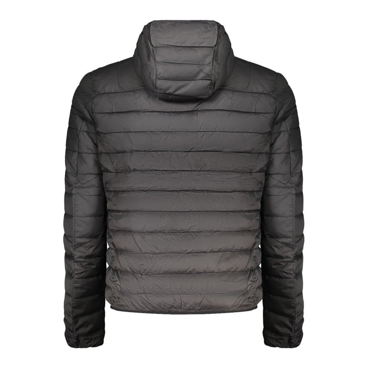 Schwarze Polyester Herrenjacke