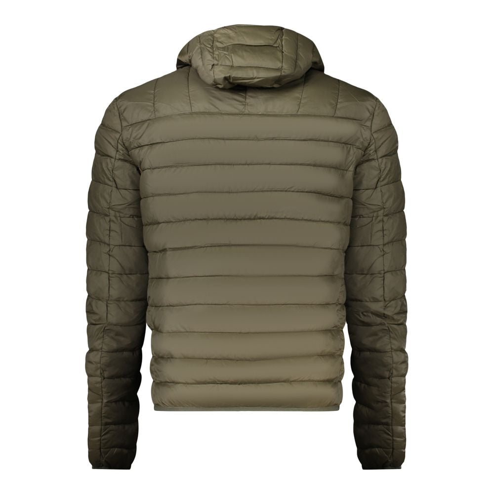 Grüne Polyester Männer Jacke