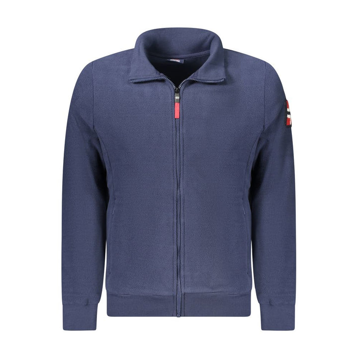 Blauer Polyester-Pullover für Männer