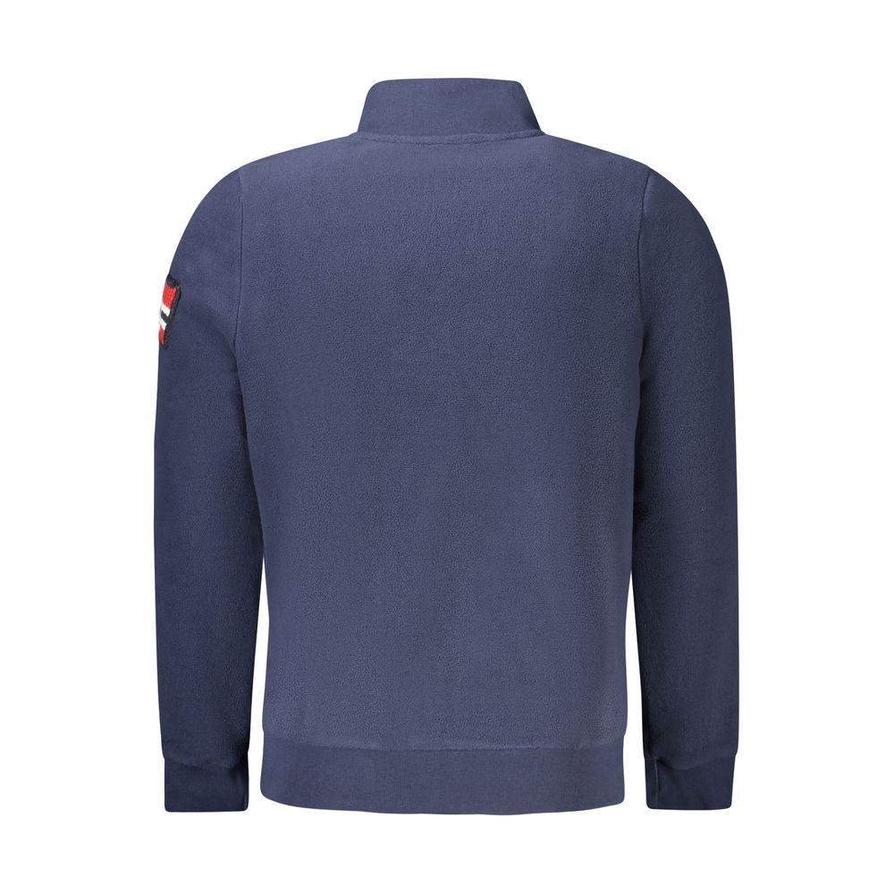 Blauer Polyester-Pullover für Männer