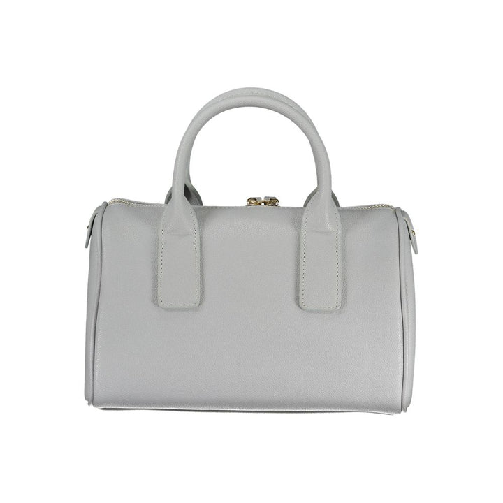 Handtasche aus blauem Polyethylen