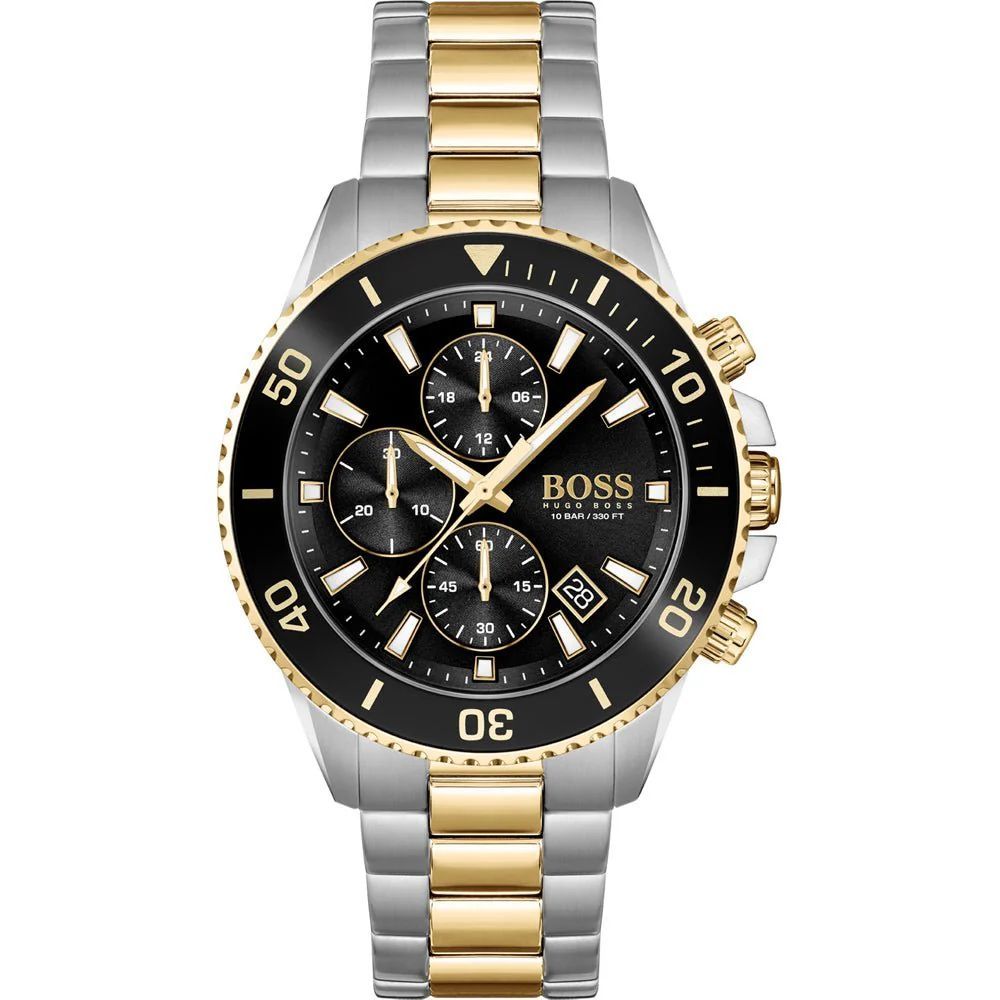 Graue Edelstahl-Dress-Uhr