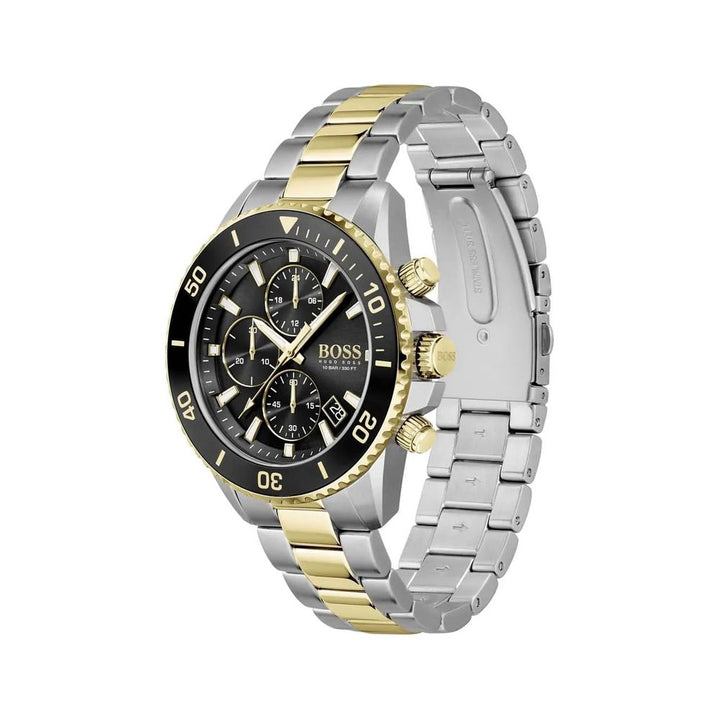 Graue Edelstahl-Dress-Uhr