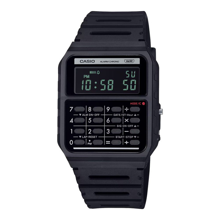 Schwarze Digitaluhr aus Harz