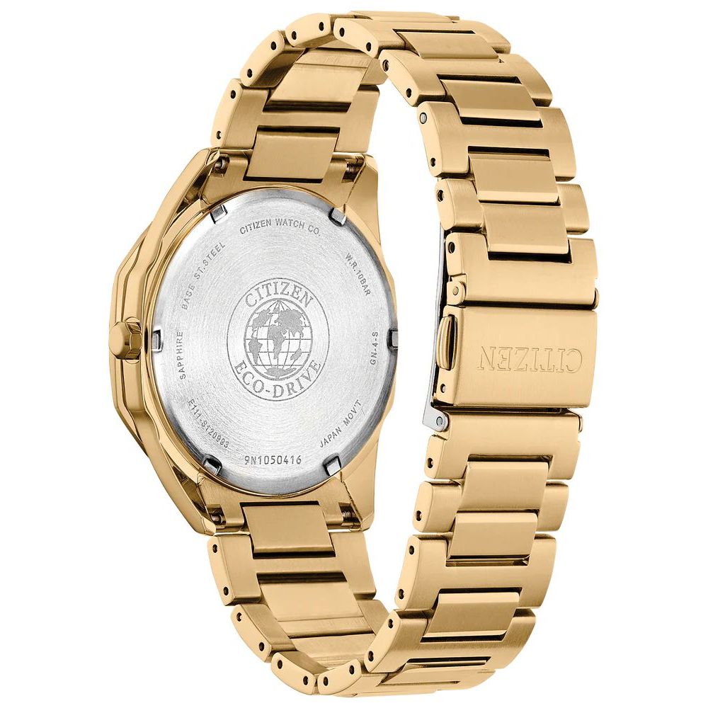 Goldene Edelstahl-Dress-Watch