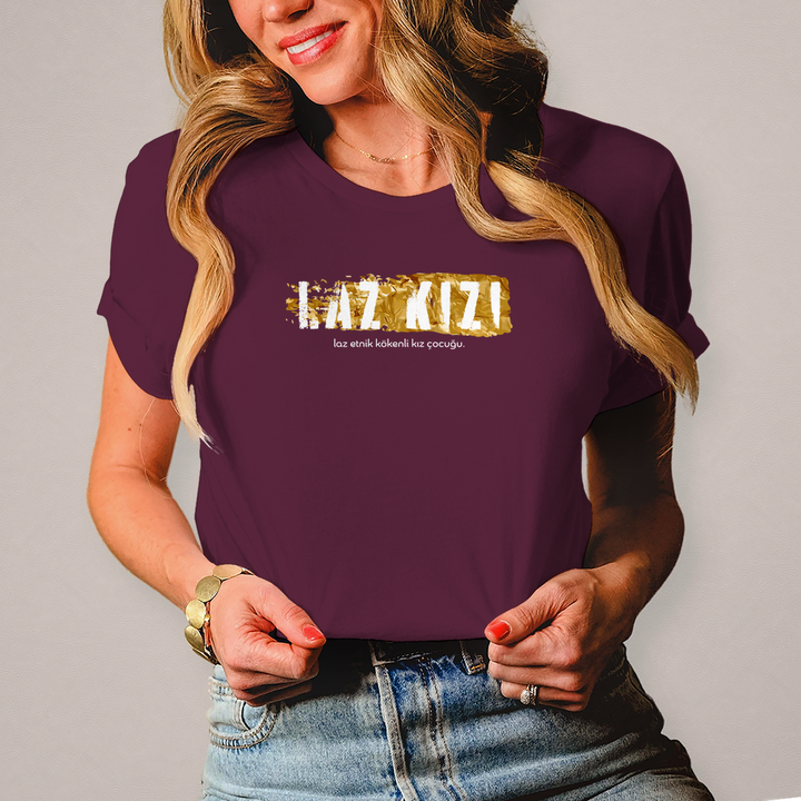 Damen T-Shirt Laz Kizi