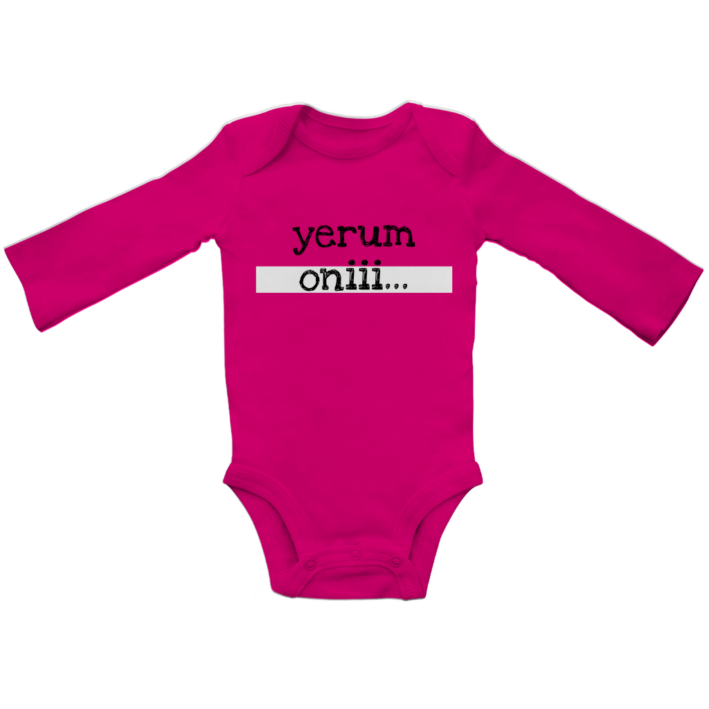 yerum oni... Baby Bio Bodysuite Langarm