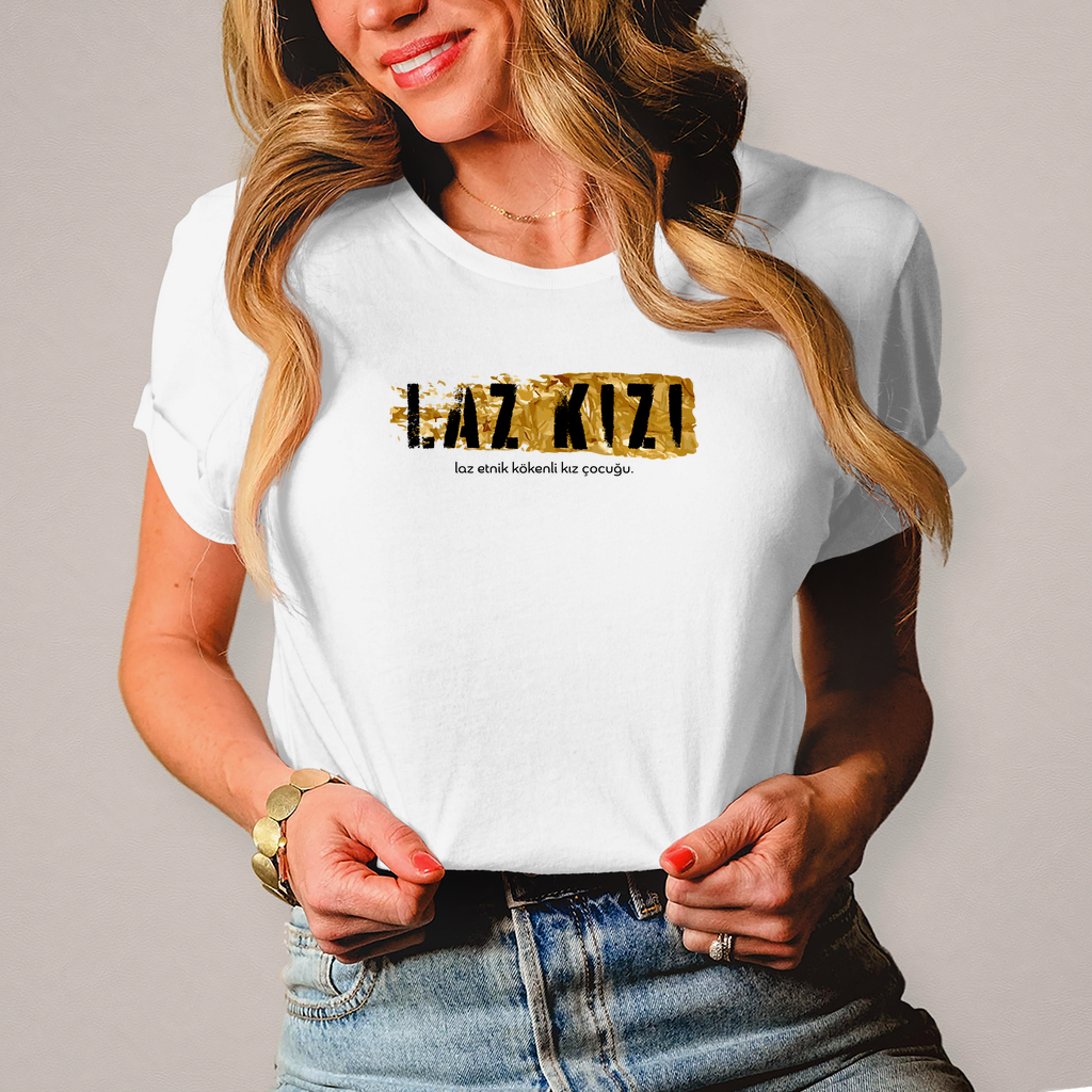 Damen T-Shirt Laz Kizi