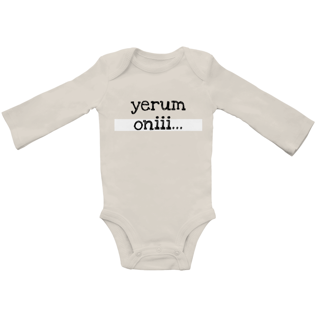 yerum oni... Baby Bio Bodysuite Langarm