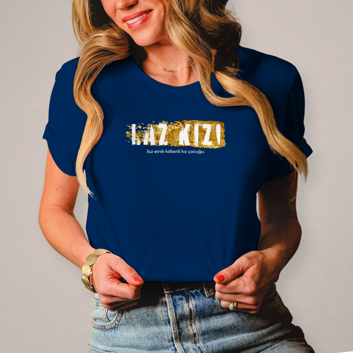 Damen T-Shirt Laz Kizi