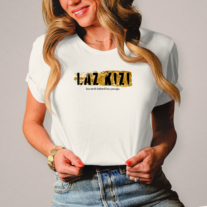 Damen T-Shirt Laz Kizi